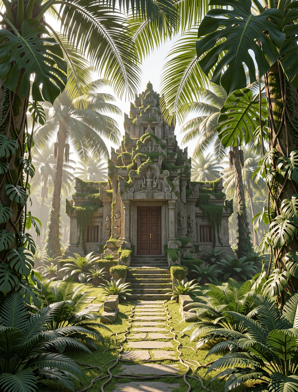 High-fidelity 3D environment showcase