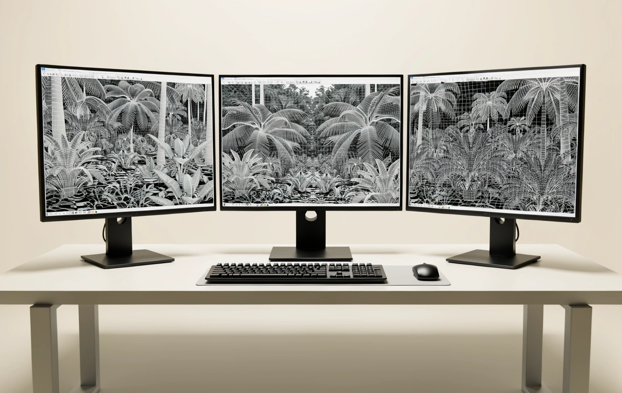 High-fidelity 3D development environment